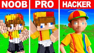 REAL JOHNNY Build Battle In Minecraft  NOOB VS PRO CHALLENGE [upl. by Anabahs]