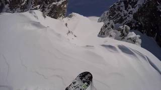 Powder Snowboarding POV with Thomas Feuerstein [upl. by Lehacim]