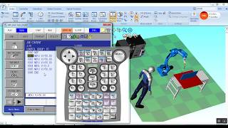 Đào tạo Robot YaskawaPhần mềm mô phỏng MotoSim  Training Robot Yaskawa Motoman amp MotoSim software [upl. by Farhi]