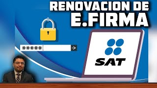 ¿Cómo renovar la firma electrónica desde internet  Renueva la FIEL sin salir de casa SAT [upl. by Enutrof]