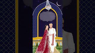 Muslim wedding invitation video  Aexr Graphics shortsfeed [upl. by Tibbetts]