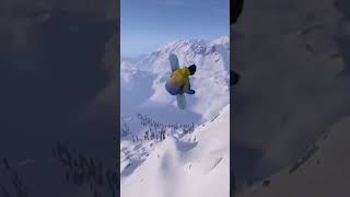 Insane Double Front Flip Snowboarding Trick skiing [upl. by Santana]