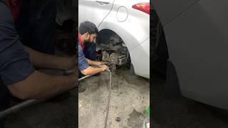 wheel camber adjusted hyundai sonata mechanic tipsandtricks wheelalignment adjustment shorts [upl. by Highams377]