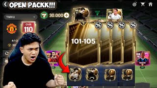 BALLON DOR EVENT OPEN PACK 30000 FC amp NEW MARKET PICK DEMI RUUD GULLIT 105  EA FC MOBILE 25 [upl. by Eenrahc]