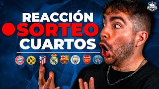 REACCIONO AL SORTEO DE LOS CUARTOS DE FINAL DE LA CHAMPIONS LEAGUE 2024 [upl. by Meneau506]