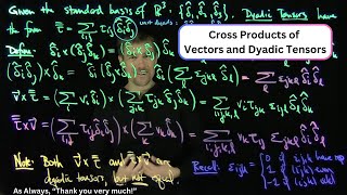 Cross Products of Vectors and Dyadic Tensors [upl. by Ycak444]