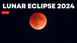 Lunar Eclipse Live Harvest moon supermoon bring a partial lunar eclipse  World News [upl. by Bevin614]