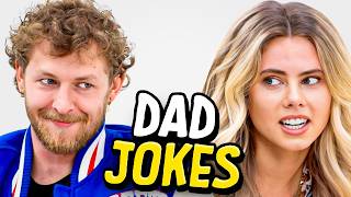 Dad Jokes  Dont laugh Challenge  Peyton vs Rory  Raise Your Spirits [upl. by Nayab227]