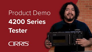 4200 Series  Product Demo  Cirris  Cable and Harness Testers [upl. by Ymme378]