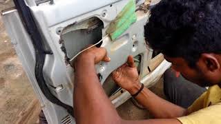 How to replace Maruti 800 car front door glass machine [upl. by Dressel805]