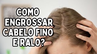 COMO ENGROSSAR CABELOS FINOS E RALOS  Dr Dayan Siebra [upl. by Siouxie]