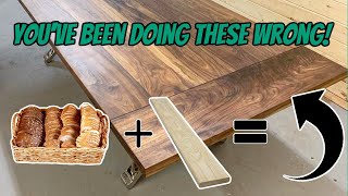 The Trick to Building Breadboard Ends  Youll Love This Quick and Easy Method [upl. by Alegnat]