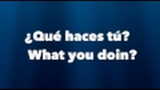 Spanish Interrogatives Rap Lil Jon Turn Down For What Parody [upl. by Anomas466]