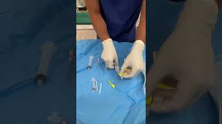 BBraun and Portex Epidural Kit Setup  anesthesiology epidural [upl. by Yllitnahc399]