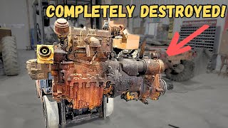 AUTOPSY of a Caterpillar Pony Motor  What Went Wrong [upl. by Repip]