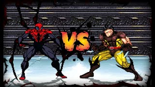 Superior SpiderMan vs Daken MUGEN BATTLE [upl. by Lannie]