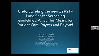 Lung Cancer Webinar USPSTF Guideline Update 2021 [upl. by Karalee]