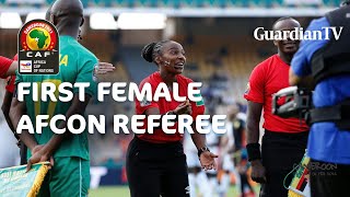 AFCON 2021 Meet the first woman to referee AFCON match [upl. by Gregson]