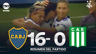 Resumen de Boca Juniors vs Excursionistas 160  Fecha 16  Fútbol Femenino AFA [upl. by Lesab]