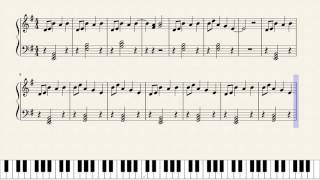 Qualidea Code Canarias Song OST Time to Go Music Sheet Tutorial MIDI [upl. by Anilam933]