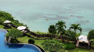 Staying at Ulu Segara Hotel Suites and Villas Bali Indonesia Overseeing Blue Ocean [upl. by Kamaria966]