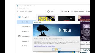 Degrade Kindle for PC to Version 240 to DeDRM Your Kindle Books Latest Solution [upl. by Nareht]