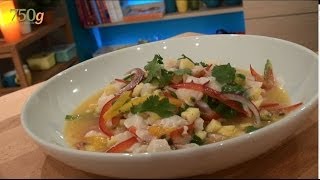 Recette de Ceviche ou Cebiche  750g [upl. by Nataline]