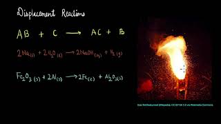 Displacement reactions  Redox reactions  Chemistry  Khan Academy [upl. by Madelon]