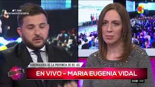 Maria Eugenia Vidal y Diego Brancatelli otra vez CARA A CARA [upl. by Ttegirb]