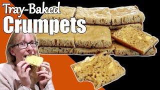 Tray Baked Crumpets  How to Make Crumpets Recipe  Making Crumpets in the Oven [upl. by Ulberto]