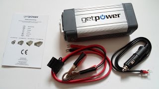 getpower 350W Wechselrichter Test [upl. by Nus659]