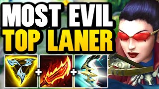 I played the most HATED top laner in all of League of Legends THIS IS EVIL [upl. by Merrick623]