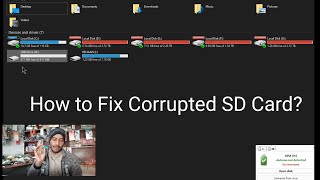 How to Fix Corrupted SD Card by learning with hafsa [upl. by Fortuna]