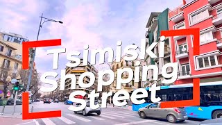 Thessaloniki Tsimiski Street Walking Tour I Shopping Street Greece I 4K [upl. by Eliason]