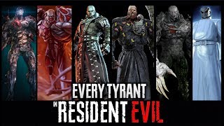 ALL TYPESEVOLUTION OF TYRANTS in RESIDENT EVIL Complete Series 19962020  BOSS BATTLE GAMEPLAY [upl. by Navets554]