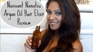 Naissant Nanatsu Argan Oil Hair Elixir Review [upl. by Annonyw765]