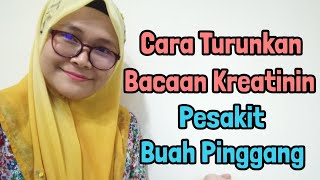 Cara Turunkan Bacaan Kreatinin Pesakit Buah Pinggang Dengan Cepat [upl. by Howund194]