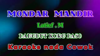 MONDAR MANDIR LATIEF M KARAOKE [upl. by Lebasy21]