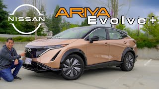 2023 Nissan ARIYA Evolve  Theres a Lot to Like on this New EV [upl. by Esra]