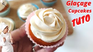 Comment faire un glaçage cupcakes facile recette DIY glaçage tutorecette [upl. by Annodam]