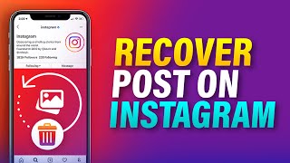 how to recover deleted post from Instagram  F HOQUE [upl. by Okimuy464]