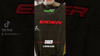 Tshirt EIGER X Appear black eiger [upl. by Nodlehs]