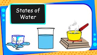 Science  States of Water States of matter for children  English [upl. by Angeli419]