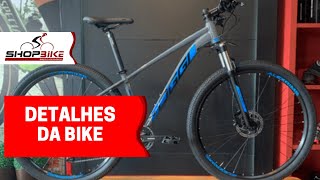 Bicicleta Oggi Big Wheel 70 Aro 29 Alivio 18v 2022 Grafite e Azul e Preto [upl. by Karen]