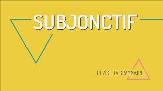 La formation du subjonctif en français [upl. by Haek]