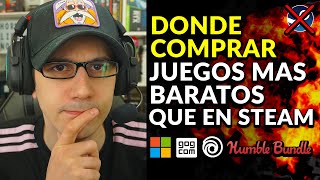 PAGINAS PARA COMPRAR JUEGOS MAS BARATOS QUE EN STEAM [upl. by Demy]