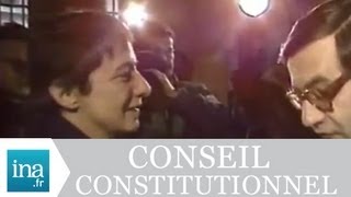 Arlette Laguiller au Conseil Constitutionnel  Archive vidéo INA [upl. by Jonah]