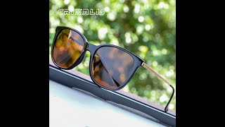 Rs 1700  Vintage Womens Sunglasses Polarized Classic Anti Glare Driving Sunglasses [upl. by Glogau]