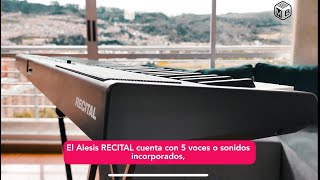 Alesis RECITAL 🎹  REVIEW  Piano 88 teclas semipesadas para profesionales y estudiantes [upl. by Anatolio524]