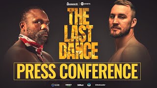 LIVE LAUNCH PRESS CONFERENCE Derek Chisora vs Otto Wallin  The Last Dance 🥊 [upl. by Baskett448]